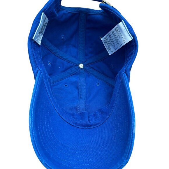 DISNEY Distressed Hat Cap Blue Adjustable Walt Disney World Disneyland Adult - Picture 6 of 8